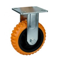 Plastic Core PU Material Heavy Duty Caster Swivel Wheel For Industrial