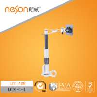 One arm height adjustable 360 degree whirling LCD monitor Arm